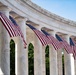 U.S. Flag Hanging at Memorial Amphitheater