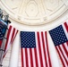 U.S. Flag Hanging at Memorial Amphitheater