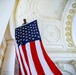 U.S. Flag Hanging at Memorial Amphitheater