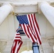 U.S. Flag Hanging at Memorial Amphitheater