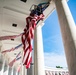 U.S. Flag Hanging at Memorial Amphitheater