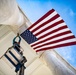 U.S. Flag Hanging at Memorial Amphitheater