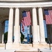 U.S. Flag Hanging at Memorial Amphitheater