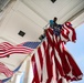 U.S. Flag Hanging at Memorial Amphitheater