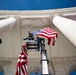 U.S. Flag Hanging at Memorial Amphitheater