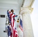 U.S. Flag Hanging at Memorial Amphitheater