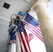 U.S. Flag Hanging at Memorial Amphitheater