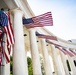 U.S. Flag Hanging at Memorial Amphitheater