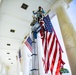 U.S. Flag Hanging at Memorial Amphitheater