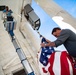 U.S. Flag Hanging at Memorial Amphitheater