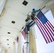 U.S. Flag Hanging at Memorial Amphitheater