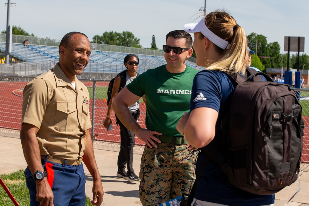 Marines at the Men and Women’s Track and Field Championship