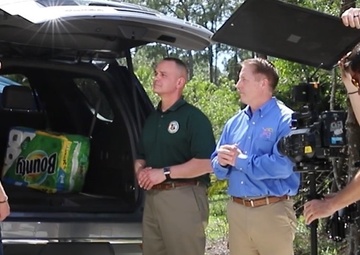 SUPPORTING OUR VETERANS: On the set of ‘Military Makeover,” DeCA leaders spread the word about the commissary benefit for active duty, reservists, retirees and disabled veterans