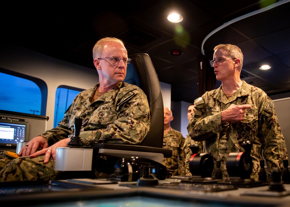 Adm. Daryl Caudle Tours MSC Training Facilities