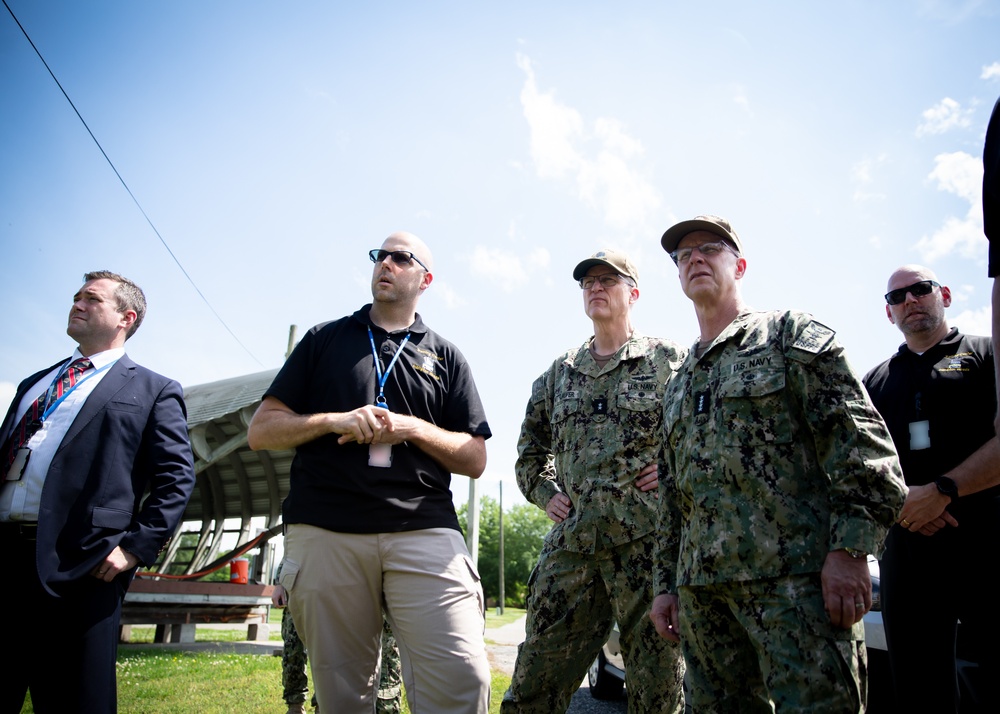 Adm. Daryl Caudle Tours MSC Training Facilities