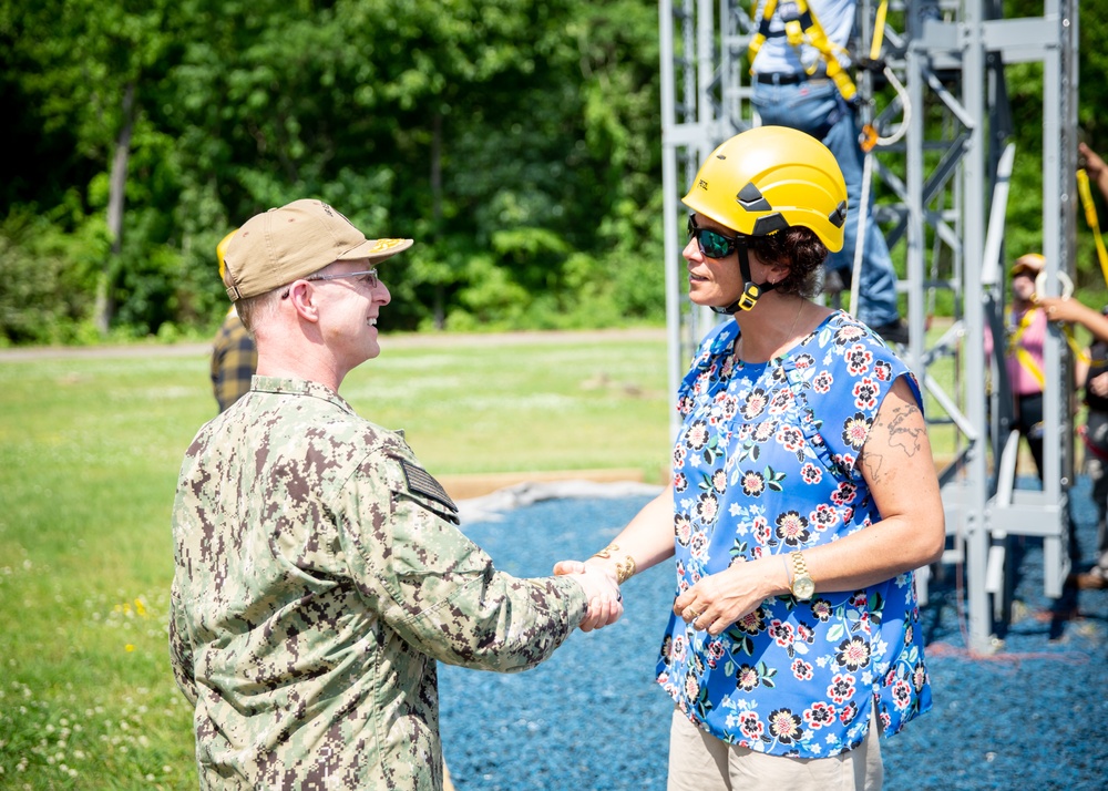 Adm. Daryl Caudle Tours MSC Training Facilities