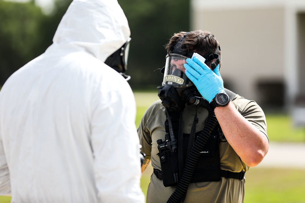 43rd CST joins FBI during simulated training at Operation Night Hammer