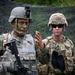 Kosovo Security Force troop briefs Iowa, Kosovo leaders on maneuver tactics