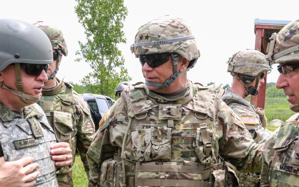 Indiana brigade commander meets Kosovo Security Force commander