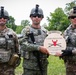 1-133rd Infantry presents plaque to Kosovo Security Force for successful joint training
