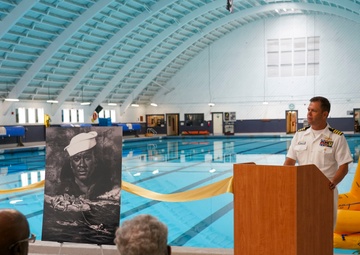 Navy Dedicates Rescue Swimmer Training Pool and Presents Posthumous Award to WWII Hero’s Family