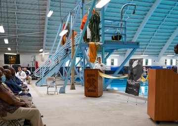 Navy Dedicates Rescue Swimmer Training Pool and Presents Posthumous Award to WWII Hero's Family