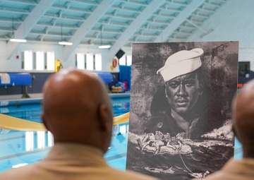 Navy Dedicates Rescue Swimmer Training Pool and Presents Posthumous Award to WWII Hero’s Family