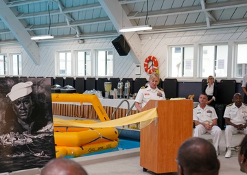 Navy Dedicates Rescue Swimmer Training Pool and Presents Posthumous Award to WWII Hero’s Family