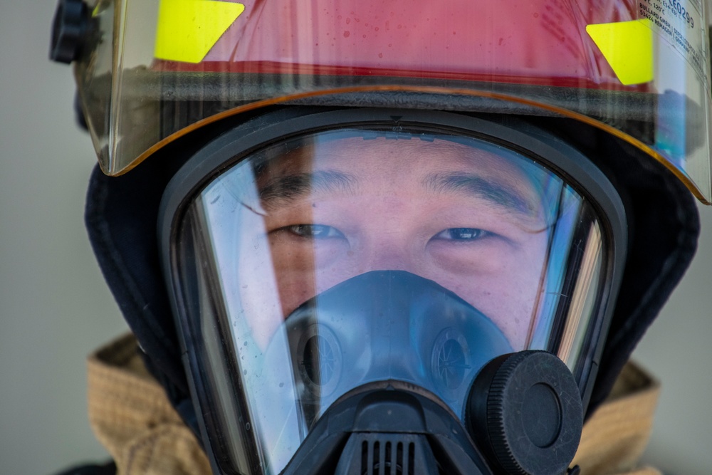 Travis Firefighters live-fire exercise