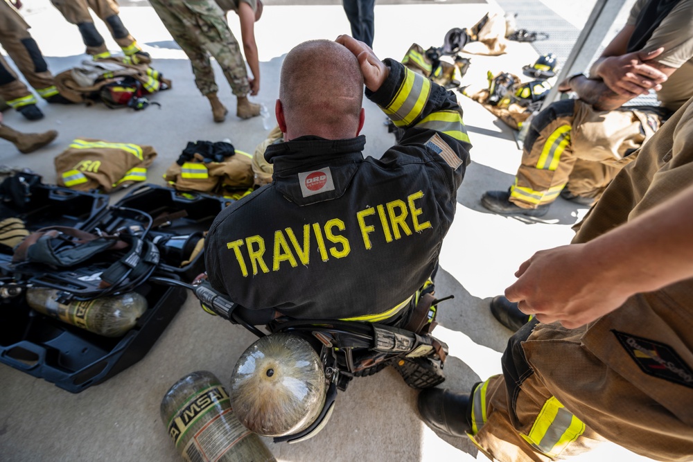 DVIDS Images Travis Firefighters livefire exercise [Image 12 of 12]