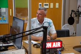 A Japanese speaking Marine shares thoughts on local radio show