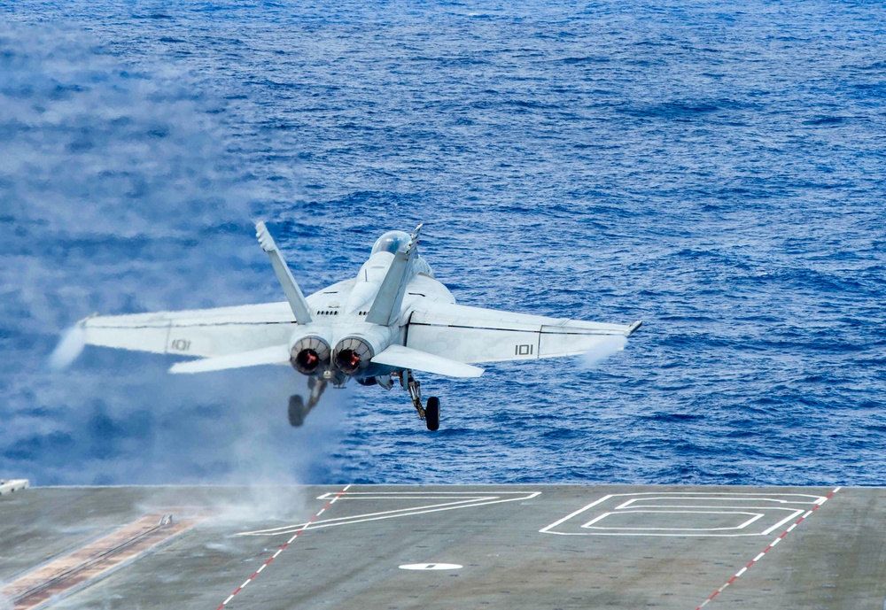 USS Ronald Reagan (CVN-76) Conducts Flight Operations