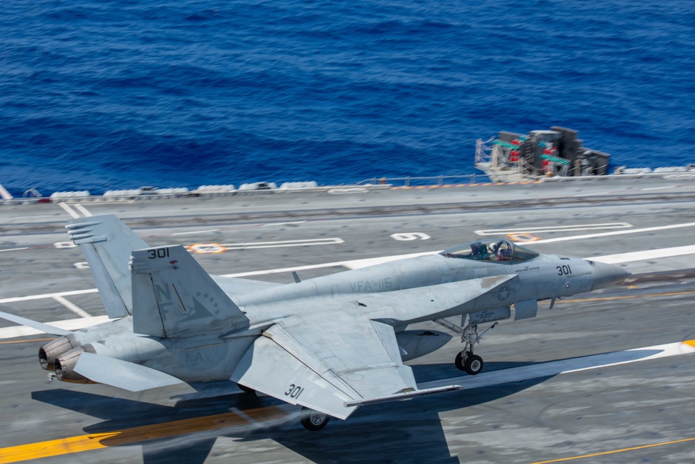USS Ronald Reagan (CVN-76) Conducts Flight Operations