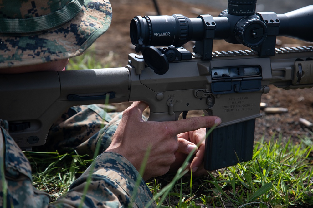 MWSS-171 EOD Conducts M110 Range During Eagle Wrath 22