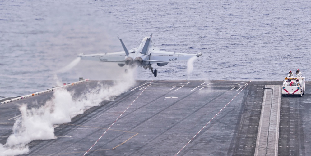 DVIDS - Images - An E/A-18G Launches From The Flight Deck [Image 3 of 9]