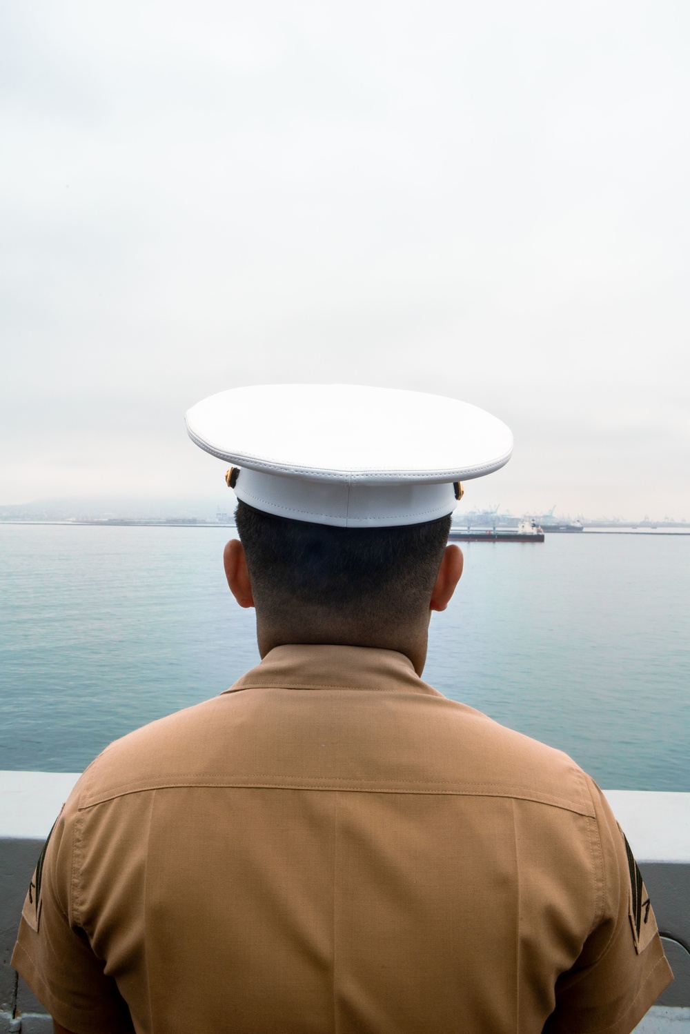 LA Fleet Week: Marines, Sailors man the rails of USS Portland