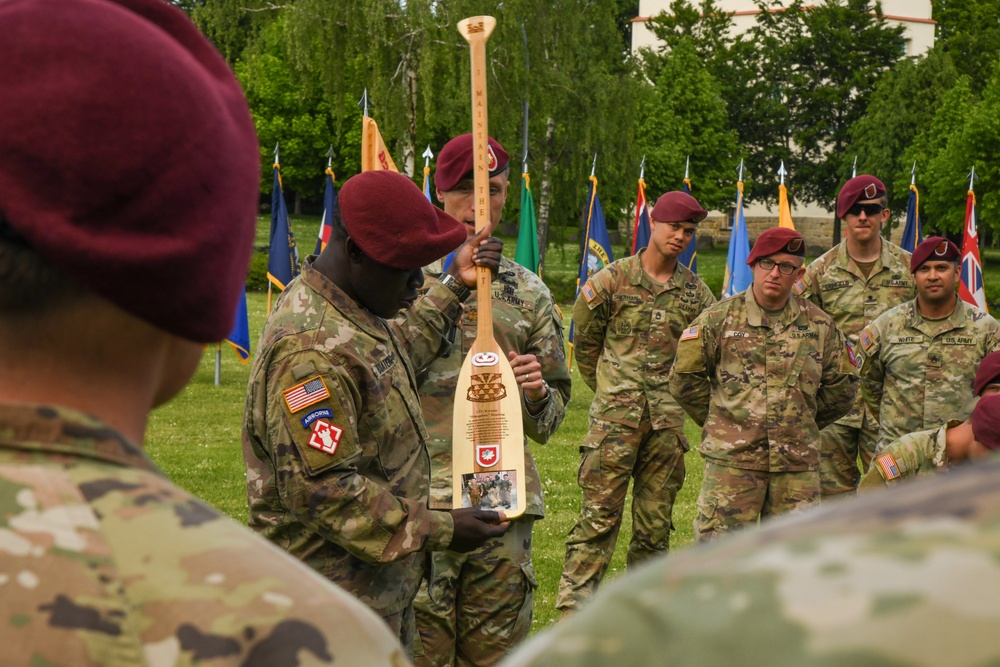 307th Airborne Engineer Battalion Change of Command