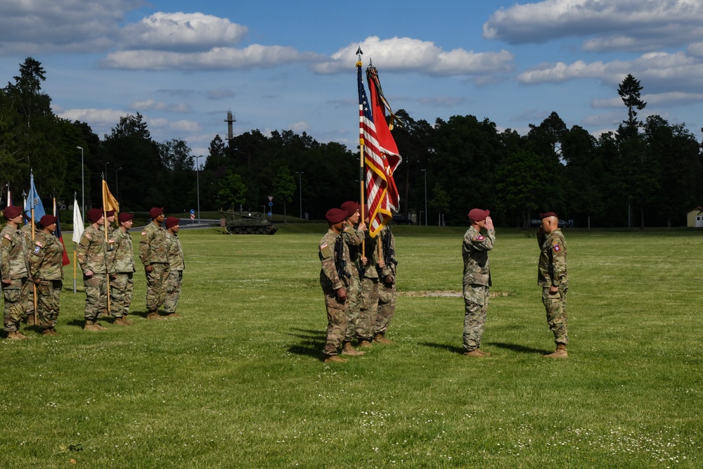 307th Airborne Engineer Battalion Change of Command