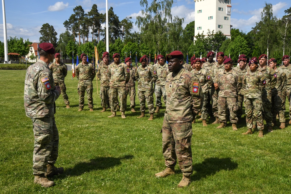 307th Airborne Engineer Battalion Change of Command