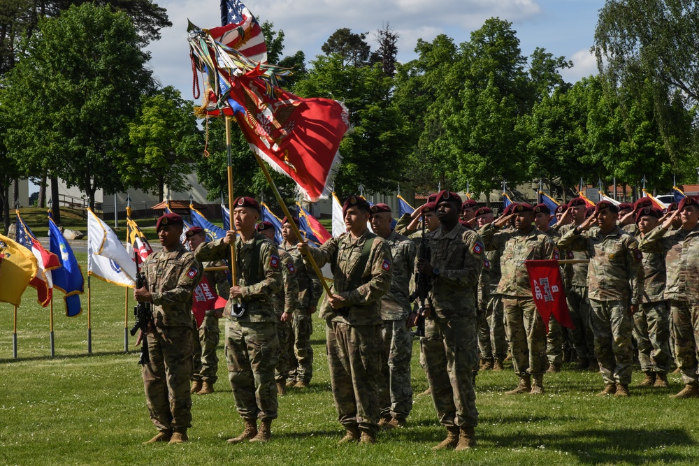 307th Airborne Engineer Battalion Change of Command