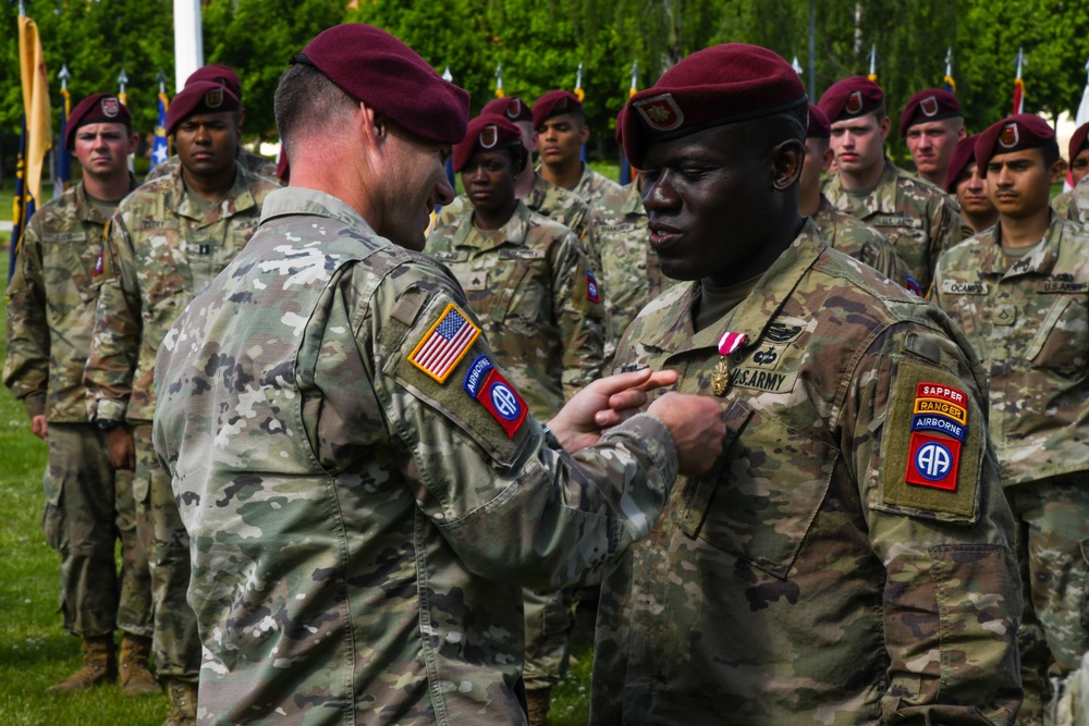 307th Airborne Engineer Battalion Change of Command