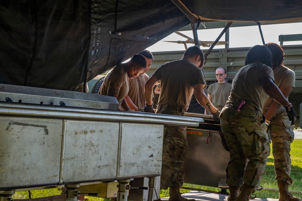 23rd CES, FSS conduct joint deployment training