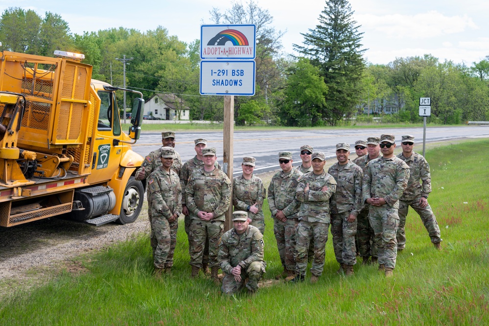 Shadow Battalion adopts portion of Highway 21
