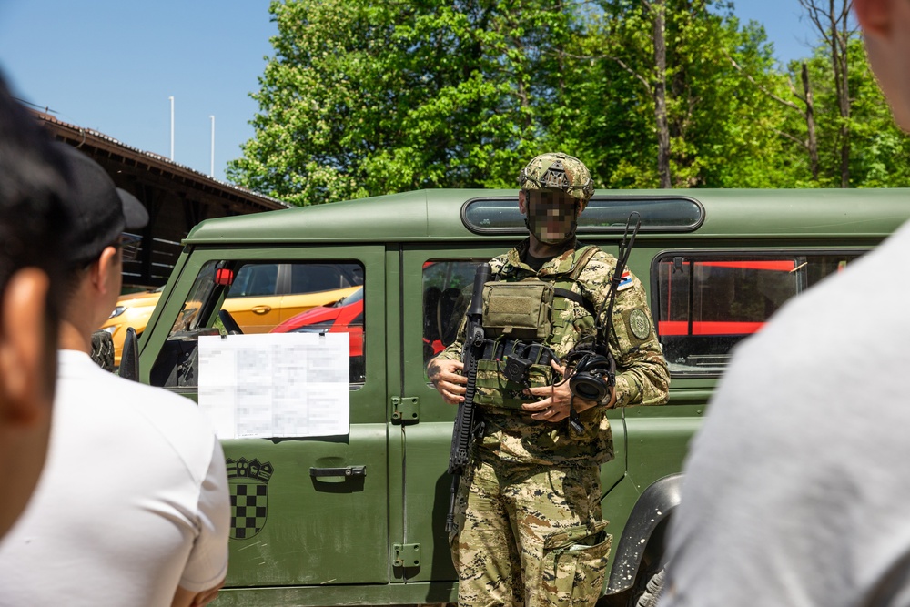 Croatian Special Forces JTAC's train during Trojan Footprint 22