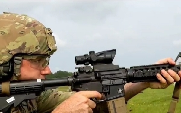 Vermont Army National Guard Soldiers compete in 2022 WPW Machine Gun Championships