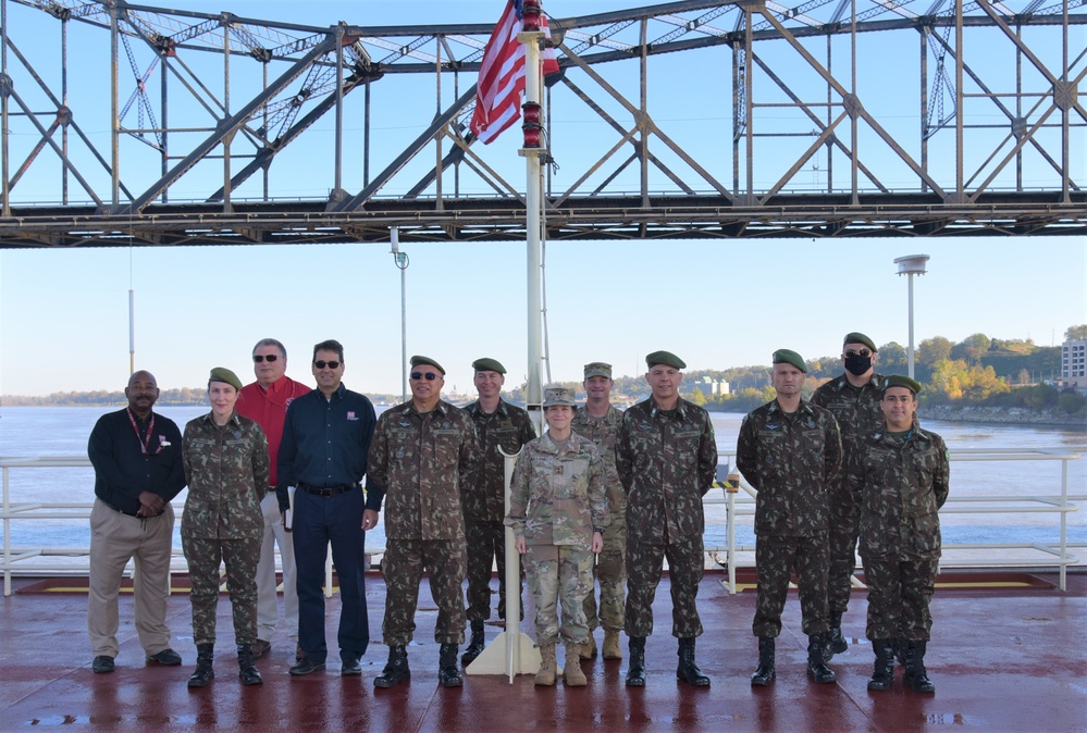 MVD Hosts Brazilian Army's Department of Engineering and Construction Visit