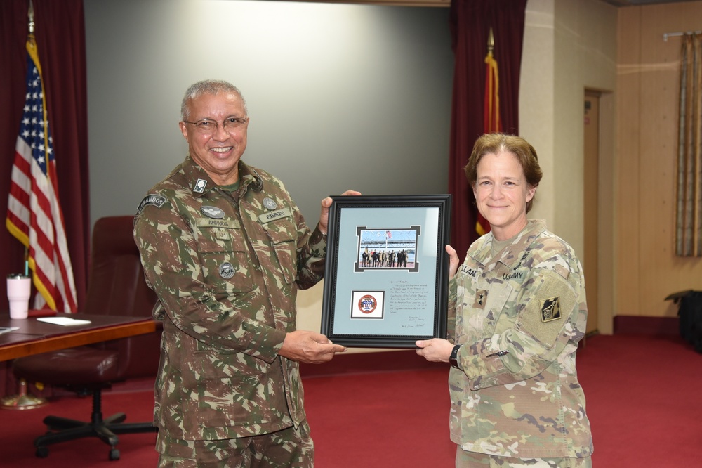 MVD Hosts Brazilian Army's Department of Engineering and Construction Visit