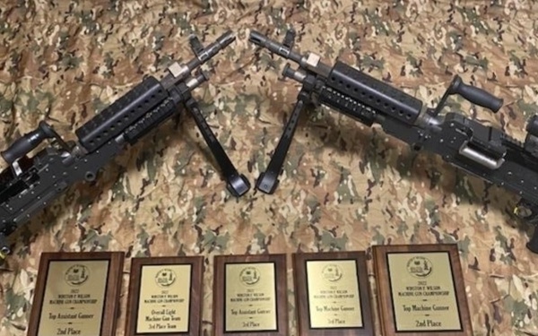 Vermont Army National Guard Soldiers compete in 2022 WPW Machine Gun Championships