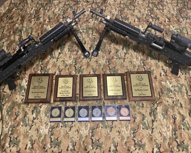 Vermont Army National Guard Soldiers compete in 2022 WPW Machine Gun Championships