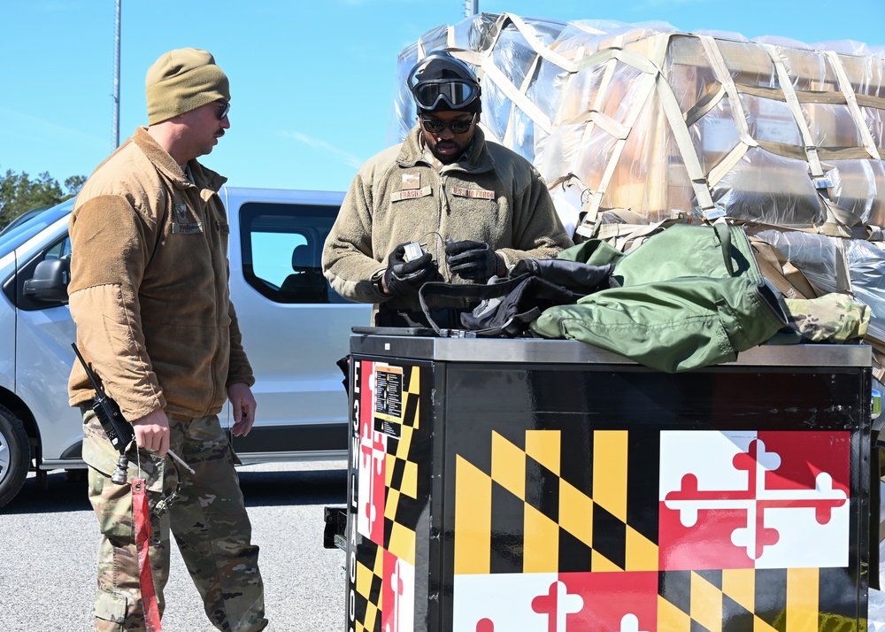 Maryland Air National Guard at Ämari Lennubaas Military Air Base